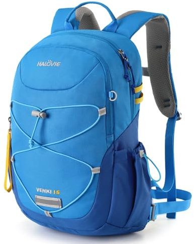 HALOVIE Mochila Infantil para Excursion Pequeña 15L para Niño y Niña, Senderismo y Trekking Ideal para Viajes y Escuela