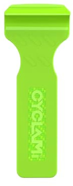 CYCLAMI 2-in-1 Bike Tire Levers Tool Kit - Ultra Strong Portable Tire Removal Crowbar for Road & Mountain Bikes - Durable Bicycle Tire Repair Tools, Easy Install/Remove for Standard Tires Green