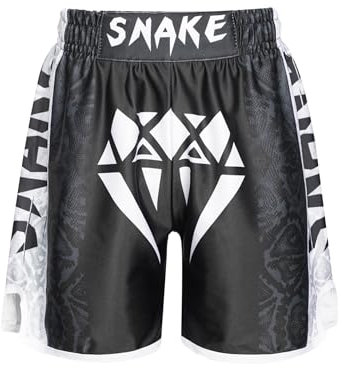 Fasheepfa Muay Thai-Shorts für Kinder, Boxhose, MMA, Käfigkampf, Grappling, Kampfsport, Kickboxen, Typ 1, 170 cm