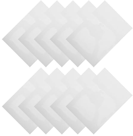 Healeved 10 st. transparent film för skrivare - A3-utskrift transparent film - utskrivbart självhäftande bläckstråleskrivarpapper för gör-det-själv-projekt