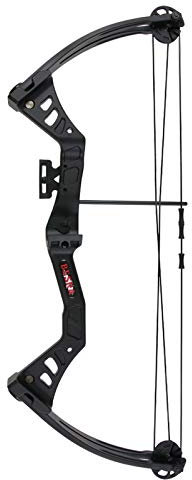 Strongbow Besra - Compoundbogen, Schwarz, 11.34 kg, 20.5 Zoll, Rechtshänder, Einsteiger, Bogensport