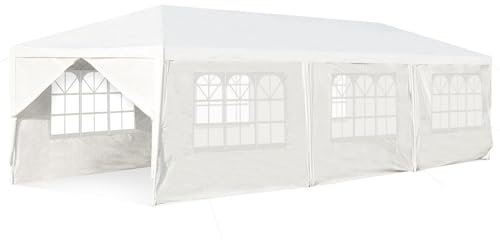 FANTASK Carpa de jardín, 3 x 9 m, Carpa para Fiestas, protección UV, para jardín, Fiesta, Boda