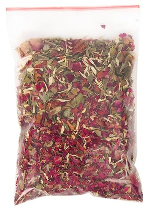 Confeti De Flores para Bodas - Pétalos De Rosa Secos De 100 G, Decoración Artesanal Natural, Suministros Florales para Bricolaje | Despedida De Soltera Propuesta De Cumpleaños Vela del Día De S