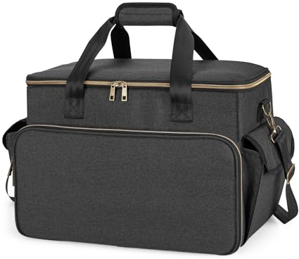 Trunab Tasche Kompatibel mit PS5/PS4/Xbox One, Aufbewahrung für PlayStation 4/5 Controller, Tragetasche mit Mehreren Taschen für 15,6-Zoll-Laptop und Gaming-Zubehör