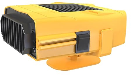 Bärbar bilvärmare – 12 V snabbuppvärmd fläktavfrostare | Anslut motortändare bilavfrostare – för SUV husbil traktor släpvagn bil vinter utomhusparkering