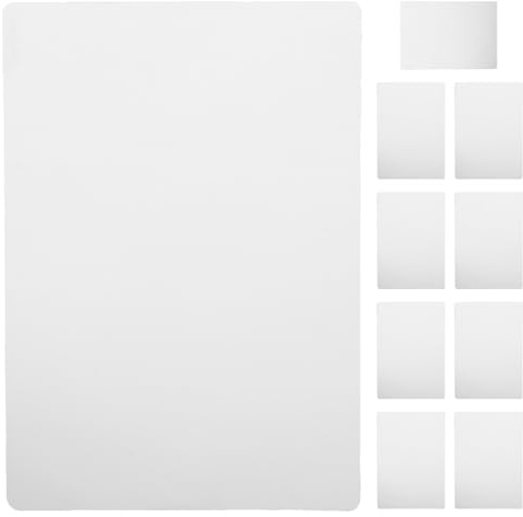 DOITOOL 10 plantillas transparentes para dibujo (18,65 x 5,5 pulgadas), reutilizables, de plástico. Ideales para imprimir y usar como bloc de dibujo o para imprimir en 3D.