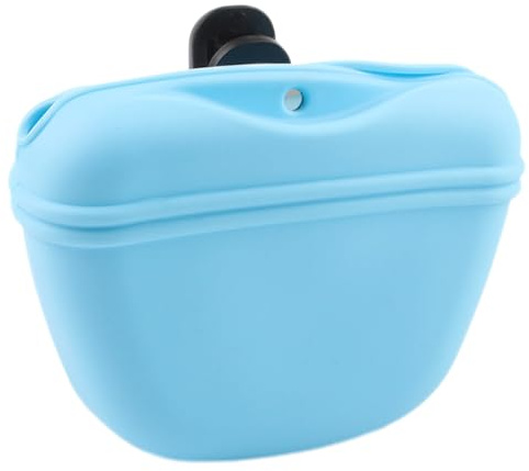 Friandises en silicone pour chien multifonction - Clip d'entraînement pour chien - Boîte d'entraînement portable - Fermeture magnétique plus forte - Sac banane d'entraînement - Multi-usage extérieur