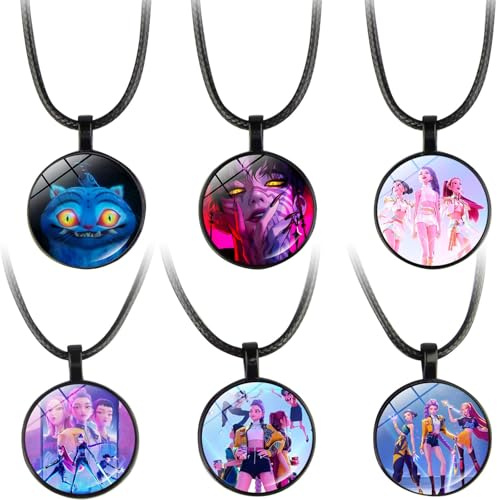 Xtaguvdm Set de joyas, para mujeres, hombres y adolescentes (5)