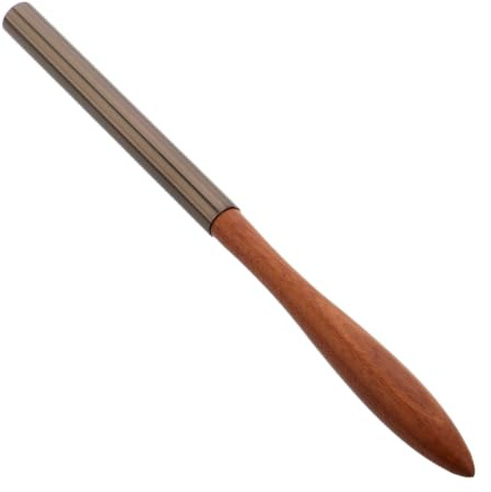 Artibetter Cepillo para Uñas de Gel Marrón de Madera para Diseño Degradado y Aplicación de Rubor, Pincel Elegante para Uso Profesional en Salones Casa