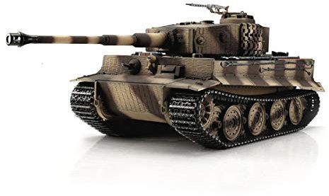 Torro 1/16 RC Tiger I Späte AUSF. IR Servo und Rohrrückzug 11402-DE