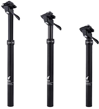 EXA Form Upgraded Speed Up 31.6mm Cable-Less Hydraulic Dropper Seatpost, 125mm Travel Dropper Post for MTB/E-Bike/Road Bike-31.6mm*445mm