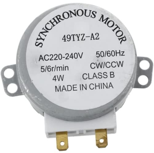 ALGOMAS® Repuesto de motor para plato giratorio de microondas - Compatible con modelos de 220-240V - Entre 5 y 6 vueltas por minuto