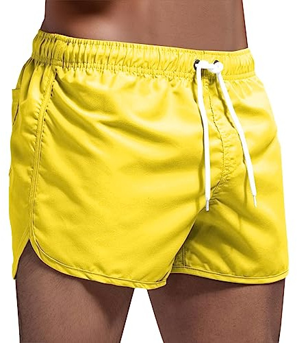 Générique Short de Sport Homme Respirant Short de Course Séchage Rapide Pantalon Court Gym Fitness avec Poche