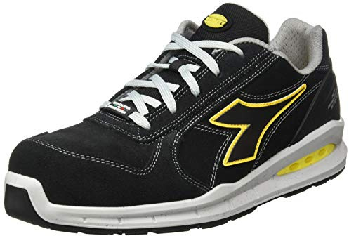 Diadora Run Net Airbox Low S3 SRC, Scarpe da Ginnastica Uomo, Nero, 44 EU