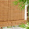 Natürliche Bambus-Rollo Raffrollo,Bambusrollo,Holzrollo Jalousie,Schnurzugrollo,Vorhang,Lichtfilter-Rollo,Verdunkelungsrollos,Sichtschutz,für Teehaus/Restaurant/Garten/Balkon (45x100cm/18x39in)