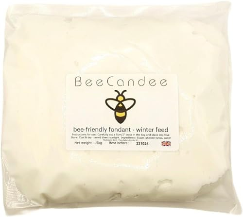 BeeCandee Bee Fondant - Beekeeping Supplies UK - Bee Feed Food 7.5kg (5 x 1.5kg pouches)