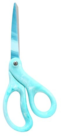 LIVINGO Tijeras – Tijeras de oficina de acero inoxidable afiladas de 8 pulgadas para, papel, cinta, ideal para oficina, escuela, hogar, diestros, elegante mango verde degradado