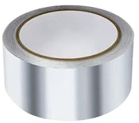 Aoktorkit 1 Roll Aluminium Foil Tape 80mm*20m Aluminium Adhesive Tape Waterproof Sealing Tape for Kitchen Pipe Hose