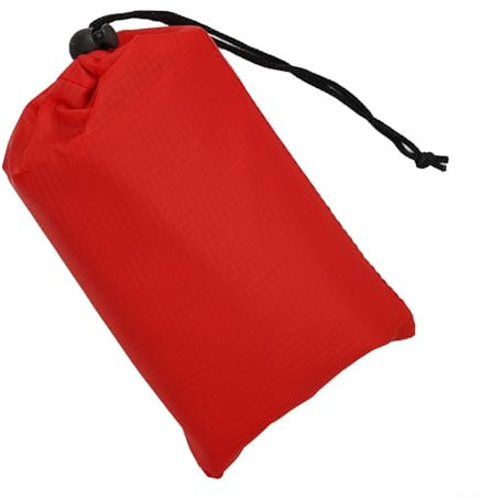 Camping Tarp Shelter, wasserdichte Regenfliege und Sonnenmarkise für Outdoor-Aktivitäten und Picknicks (rot, 140 x 200 cm)