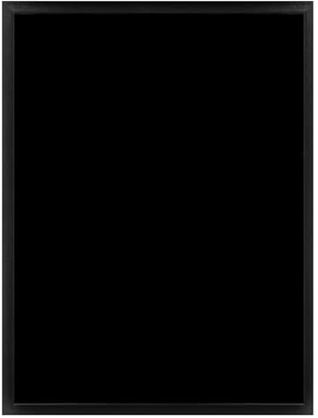 MG Design Pizarra para tiza de pared 90 x 120 cm – Pizarra negra robusta con marco de madera Negro, superficie fácil de limpiar para el hogar, bares y escuelas