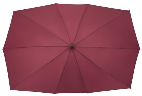 VON LILIENFELD Umbrella Partner Umbrella XL 148 cm x 99 cm Women Men Fibreglass 10 Poles Very Stable Maxi