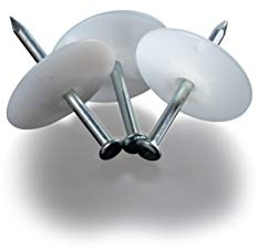 Kimmel Disco de clavo, fijación de cable, clip de cable, disco de sujeción 34-3,0 x 40 (paquete de 50), color natural