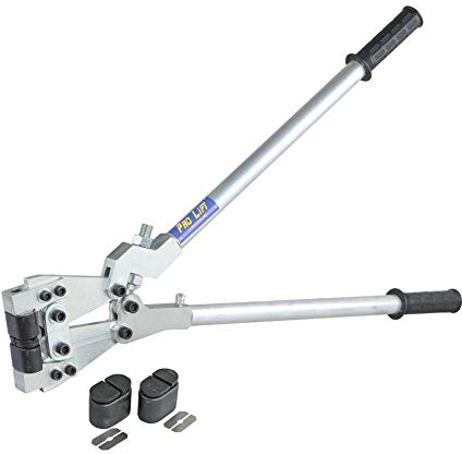 Pro-Lift-Werkzeuge - Aparato de inmersión (dos varillas de chapa, pinza universal de mano para vigas y trayectos, herramienta para doblar palancas)