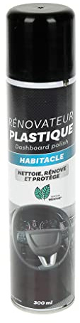 Turbocar - Rénovateur Plastique Voiture - Contenance: 300 ML - Parfum Menthe - Entretien et protège Les Plastiques de l'habitacle - Senteur Menthe - Protège et nettoie - Polish Tableau de Bord