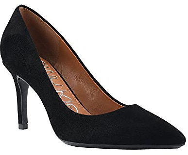 Calvin Klein Women's Gayle Pump, Black Suede, 6.5 UK