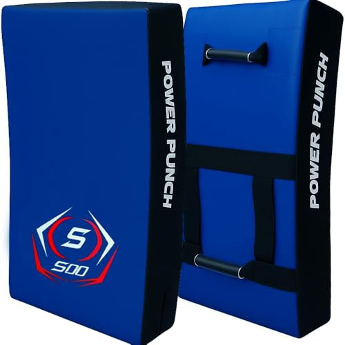 Soo Large Kick Shield Strike Coaching Training Focus Pad MAM Boxing Punch Bag Target Trainer Sports Fitness Exercise with Straps Handle