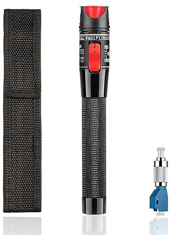 Guakiili 50MW Fiber Optic Tester | VFL Tester with FC to LC Adapter
