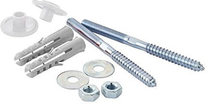 Durovin Bathrooms Stainless Steel Fitting Kit Screw Bolt for Wall Mount Basin Sink
