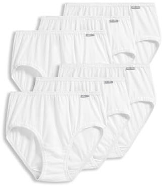 Jockey Women's Underwear Elance Hipster - 6 Pack, White, 7
