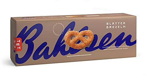 Bahlsen Blätterbrezeln - 1er Pack - karamellisiertes Blättergebäck in Brezelform (1 x 100g)