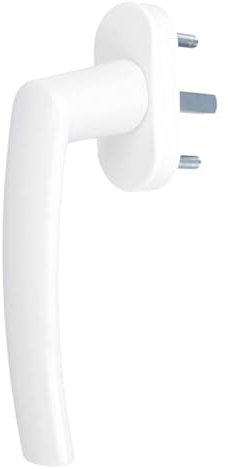 Aluminium Fenstergriff Nevada, Farbe:Weiß RAL 9016, Stiftlänge:40mm