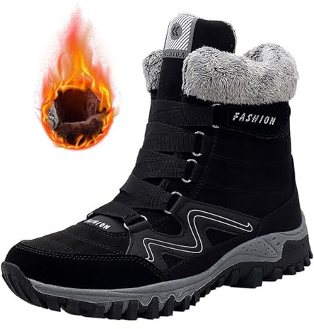 Generisch warehouse deal Damen Schneestiefel Casual Langschaft Boots Winterschuhe Damen Chelsea Mit Rutschfest Sohle Stiefele 10 euro artikel damen schuhe sale