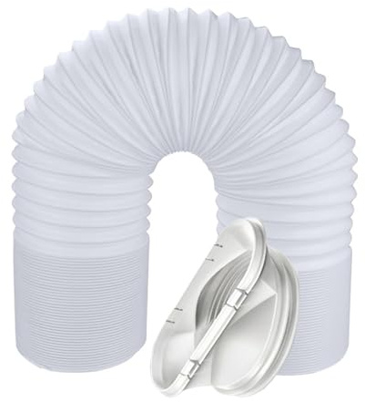 Tubo Climatizzatore Portatile di Scarico - Flessibile Sfiato CA di Ricambio per Condizionatore Aria Condizionata 130mm/2M