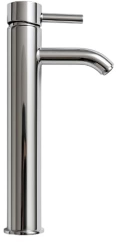 Grifo de baño para lavabo alto de acero inoxidable | Grifo mezclador de agua fría y caliente monomando