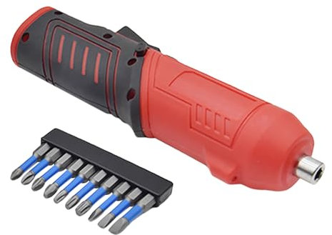 Virtcooy Juego de taladro inalámbrico, kit de perforación inalámbrica | Taladro de mano eléctrica | Herramienta de mano portátil con manija de doble posición, brocas recargables de destornillador para