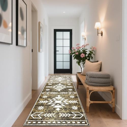 CLOYAO Alfombras Cocinas Lavables Antideslizantes Pasillo Dormitorio 40x60 cm