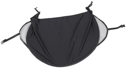 NOLITOY Toldo Para Cochecito De Ñiño Parasol Negro, Protección Solar y Antimeteoros, Tejido Licra Transpirable, Accesorio Ligero Para Paseo Al Aire Libre, Cobertura Amplia