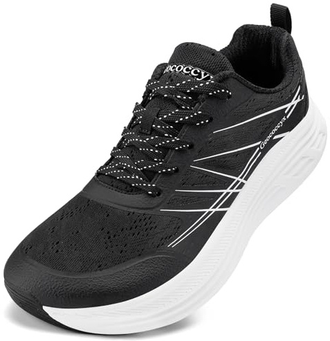 Geococcyx Zapatillas Running Hombre Puntera Ancha Negro 44 EU