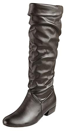 Générique Bottes Hautes Femme Genou Plat Hiver équitation Talon Conduite élégantes Chaudes Robustes