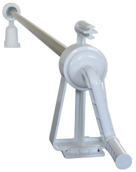 International Pool Protection Enrollador de Cubierta de Piscina ELEVADA. Ajustable hasta 6,5m con Tubo de 32mm. ECONÓMICO