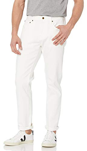 Amazon Essentials Men's Athletic-Fit Stretch Jeans - Discontinued Colors, Bright White, 32W x 31L