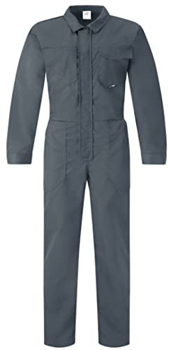 BWOLF Bravo Combinaison de travail pour homme, Avec fermeture éclair et 6 poches, gris, XXL