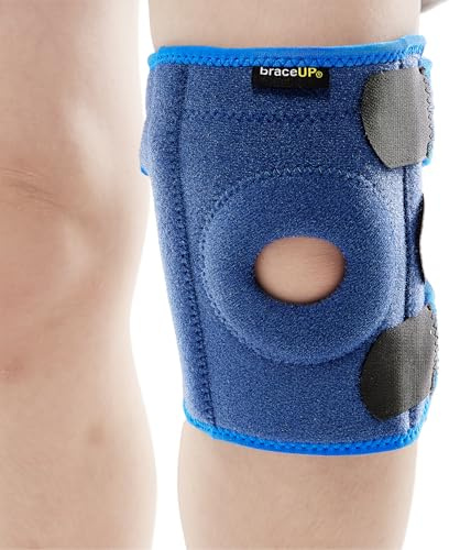 BraceUP Ginocchiera per bambini – Ginocchiera giovanile per alleviare il dolore, ginocchiera per ragazzi e ragazze, taglia piccola (XS)