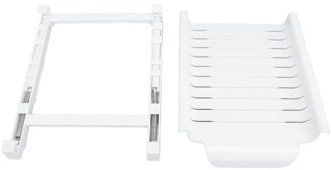 Sac de réfrigérateur Organisateur Télescopic Rails Multipurpose ABS Base pour le tiroir de réfrigérateur Rack