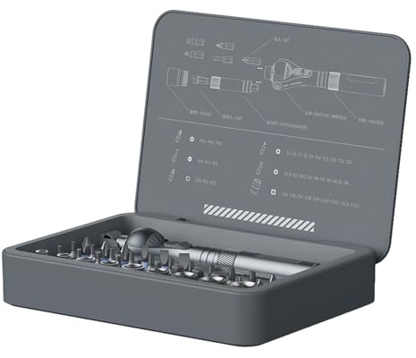 Ratschensatz | Komplettes Werkzeug Steckschlüsselsatz mit Koffer - 40 Präzisions-Bits Komplettes Multifunktionsset für Reparatur Auto Mechaniker Hardware Professionelle Heimgebrauch