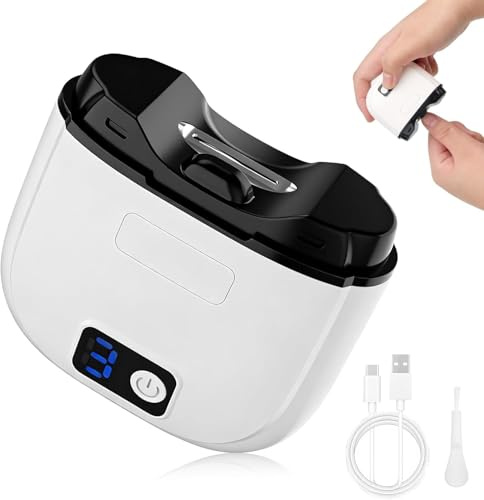 Electric Nail Clippers, 3 Speeds Electric Nail Trimmer with LED Light
